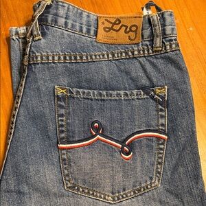 LRG Classic Denim Jeans with Embroidered Pocket